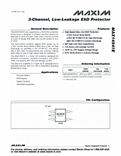 DataSheet MAX14541E pdf