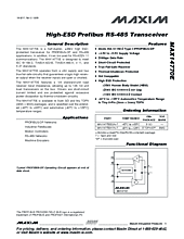 DataSheet MAX14770E pdf