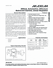 DataSheet MAX16910 pdf