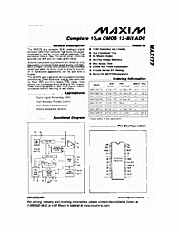 DataSheet MAX172 pdf