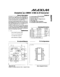 DataSheet MAX173 pdf