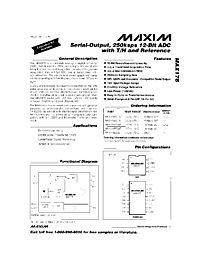 DataSheet MAX176 pdf