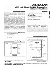 DataSheet MAX221E pdf