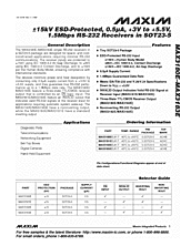 DataSheet MAX3180EE pdf