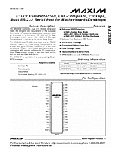 DataSheet MAX3187E pdf