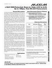 DataSheet MAX3222EC pdf