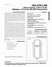 DataSheet MAX3250E pdf