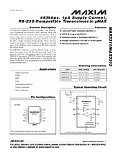 DataSheet MAX3313E pdf