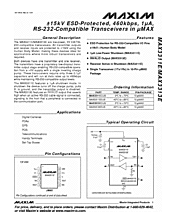 DataSheet MAX3311EC pdf