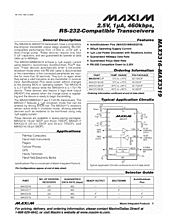 DataSheet MAX3317E pdf