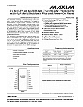 DataSheet MAX3320E pdf