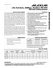 DataSheet MAX3460 pdf