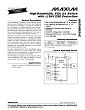 DataSheet MAX4885AE pdf