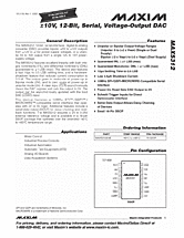 DataSheet MAX5312 pdf