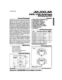 DataSheet MAX543A pdf