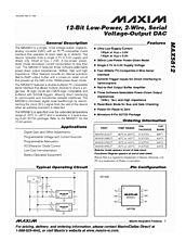 DataSheet MAX5812 pdf