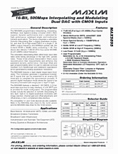 DataSheet MAX5895 pdf