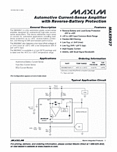 DataSheet MAX9937 pdf