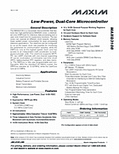 DataSheet MAXQ3108 pdf