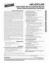 DataSheet MAXQ7665A pdf