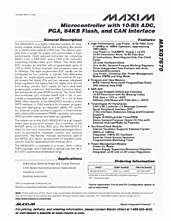 DataSheet MAXQ7670 pdf