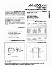 DataSheet MX7541 pdf