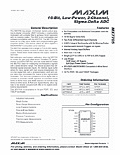 DataSheet MX7705 pdf