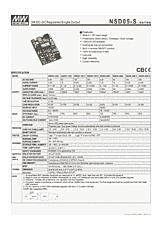 DataSheet NSD05-12S5 pdf