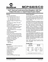 DataSheet MCP1640 pdf