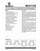 DataSheet MCP1726-3302 pdf