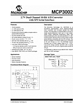 DataSheet MCP3002 pdf