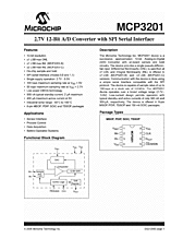 DataSheet MCP3201 pdf