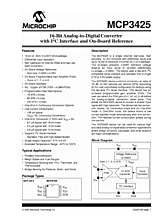 DataSheet MCP3425 pdf