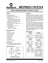 DataSheet MCP6024 pdf