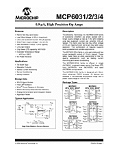 DataSheet MCP6032 pdf