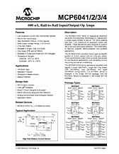 DataSheet MCP6042 pdf