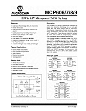 DataSheet MCP606 pdf