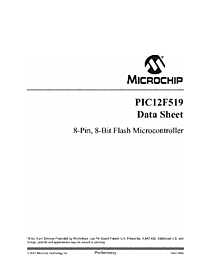 DataSheet PIC12F519 pdf