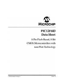 DataSheet PIC12F683 pdf