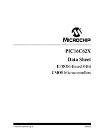 DataSheet PIC16C620A pdf