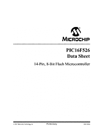 DataSheet PIC16F526 pdf