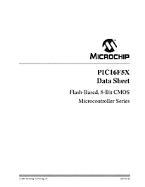 DataSheet PIC16F57 pdf