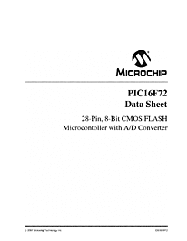 DataSheet PIC16F72 pdf