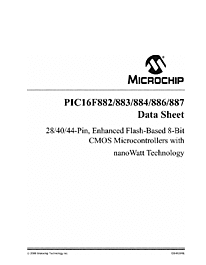 DataSheet PIC16F882 pdf