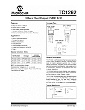 DataSheet TC1262-2.5 pdf