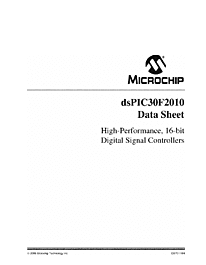 DataSheet dsPIC30F2010 pdf