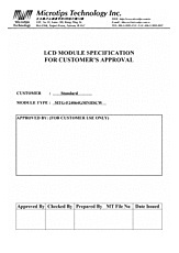 DataSheet MTG-24064G pdf