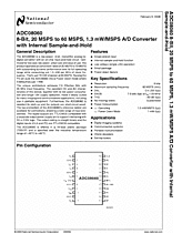 DataSheet ADC08060 pdf