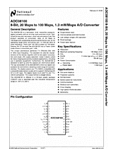 DataSheet ADC08100 pdf