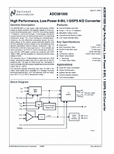 DataSheet ADC081000 pdf